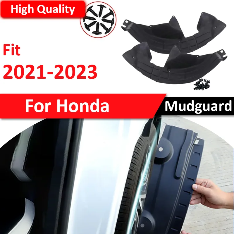 

Car Mudguard Rear Tire Fender Anti-Dirt Protection Cover Mat Modification Accessories for Honda Fit Jazz GR MK4 2022 2021~2023