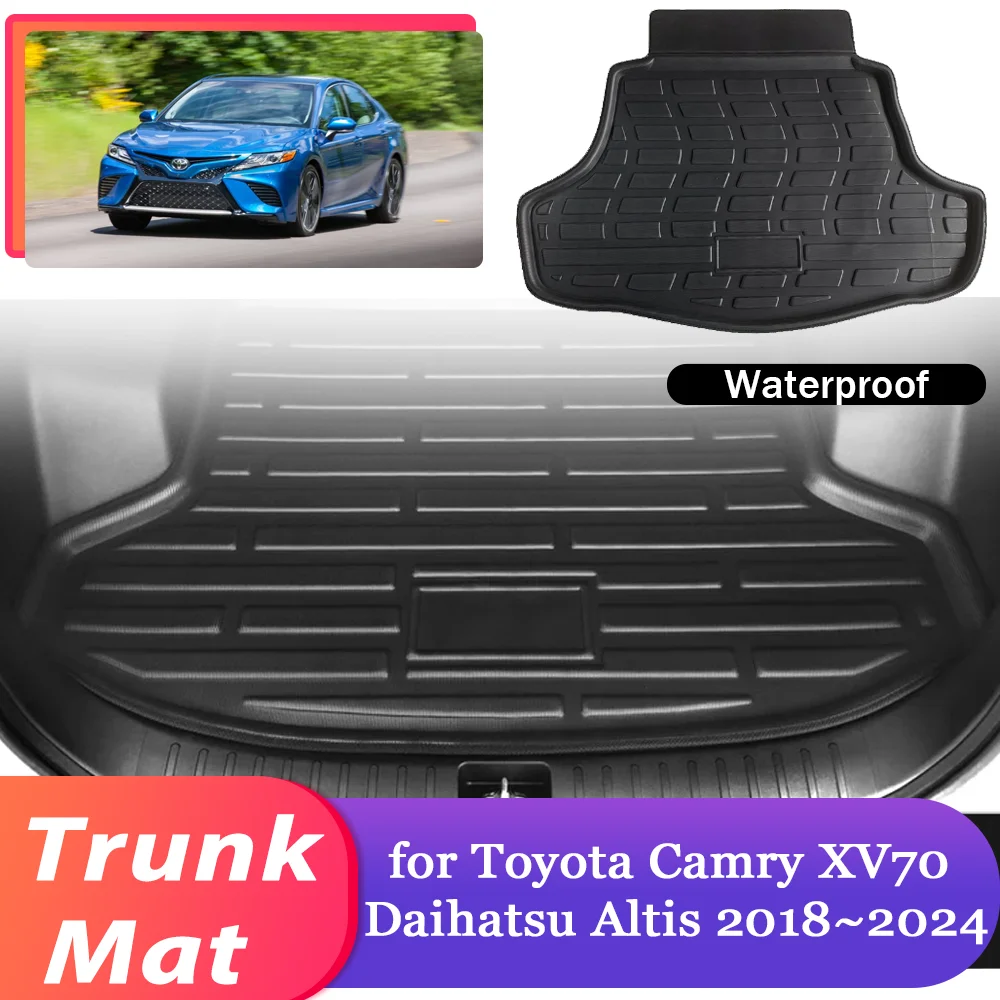 

Car Trunk Mat for Toyota Camry XV70 Daihatsu Altis 2018~2024 Luggage Waterproof Rug Cargo Boot Pad Liner Carpet Cover Accessorie