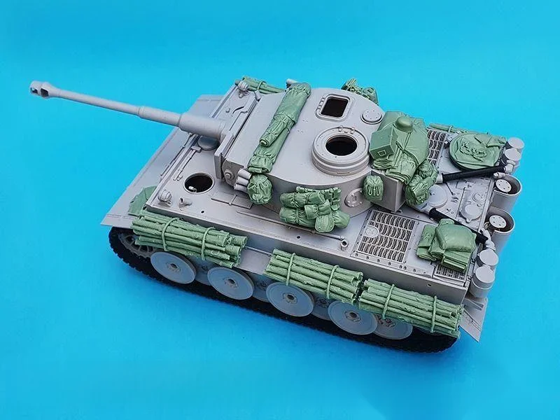Zubehör für die Herstellung von Druckguss harz im Maßstab 1/35 Modell Tiger i pz kpfw vi Zubehörset