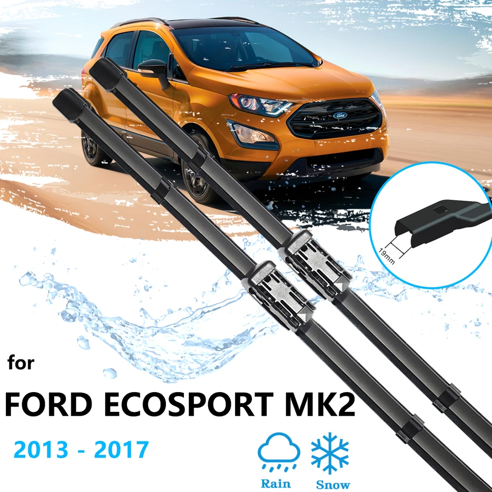 For Ford Ecosport BK MK2 II 2013 2014 2015 2016 2017 Front Window Wiper Blades Windshield Windscreen 22\