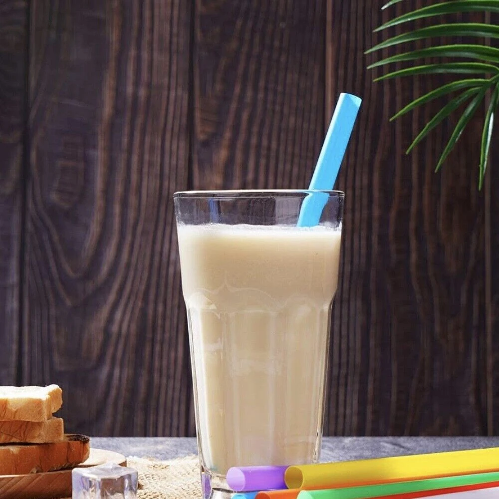 50-400Pcs Large Colorful Drinking Straws Bubble Tea Straw MilkTea Smoothies Milkshake Party Wedding Bar Home Pajitas Accessories view 6