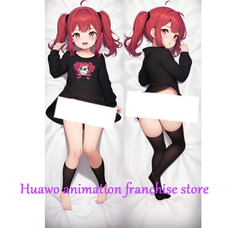 أنيمي Dakimakura وسادة فتاة شابة الثدي 2-الجانب طباعة المخدة المعانقة غطاء وسادة الجسم Otaku Waifuristmas الديكور 2023