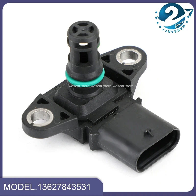 13627843531 New Bar Tmap Pressure Sensor For BMW 3.5 135I & 335I N20 N54 High Quality 4 Pins Manifold Pressure MAP Sensor 