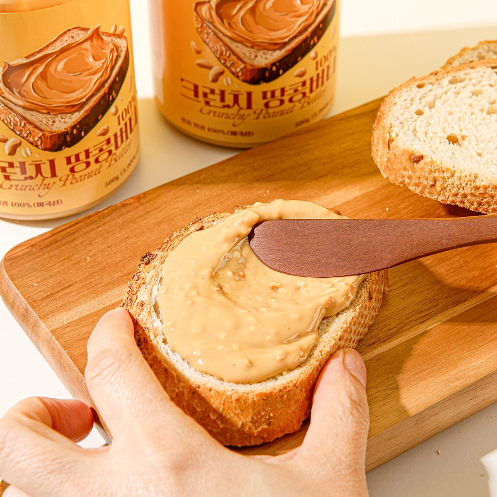 비소뉴 크런치 땅콩버터 100% 무첨가 - 4