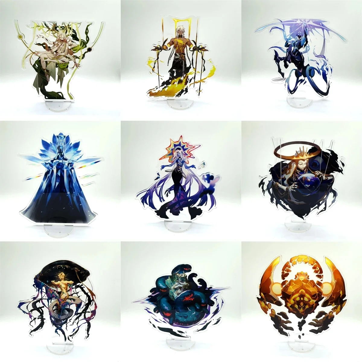 Honkai: figurine de dessin animé Star Rail, support en acrylique, plaque modèle Aeon Nanook, décor de bureau, signe debout, cadeau pour Fans de jeu, 1 pièce