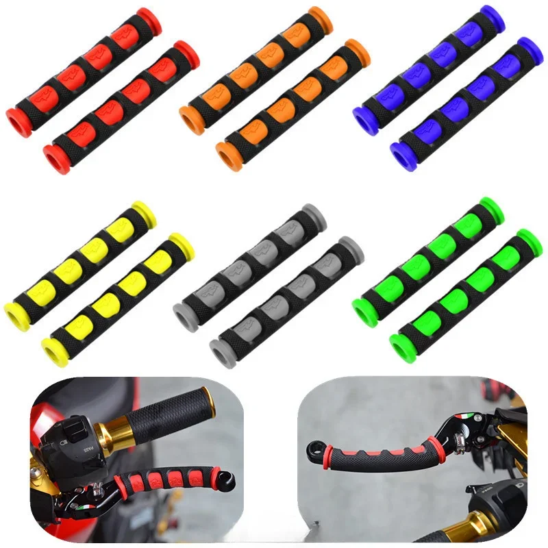 AliExpress Motorcycle Brake Handle Silicone Sleeve Soft Anti-Slip durable Moto Bicycle Protective Handlebar