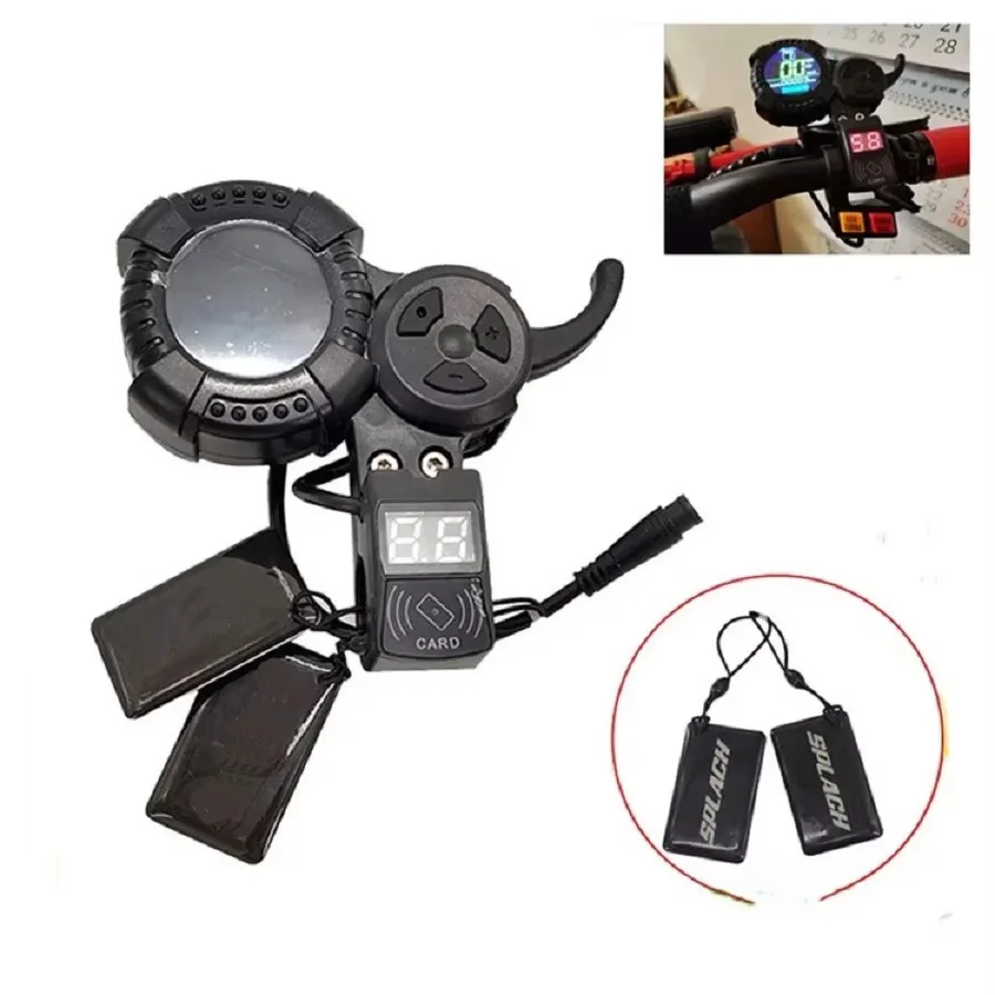 VSETT Throttle mit NFC-Karte für VSETT 8 8+ 9 9+ 10+ 11+ ZERO 8 9 10 8X 10X Z8PRO Elektroroller-Display, Auslöser, LED-Anzeige – Detail 6