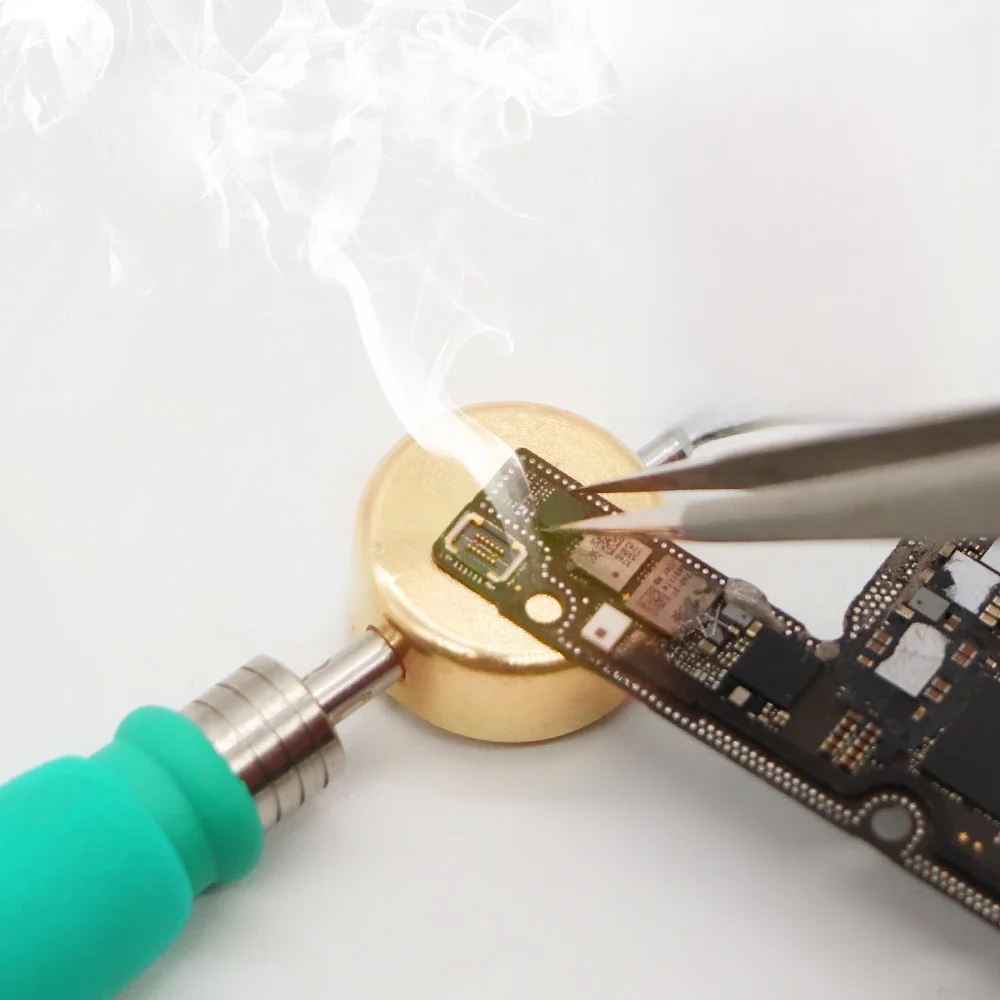 Czysta miedź wymienna lutownica elektryczna do rozlutowywania dla serii 936/T12/JBC 210/JBC 245 miniaturowe uniwersalne narzędzie stołowe grzewcze — zdjęcie 2
