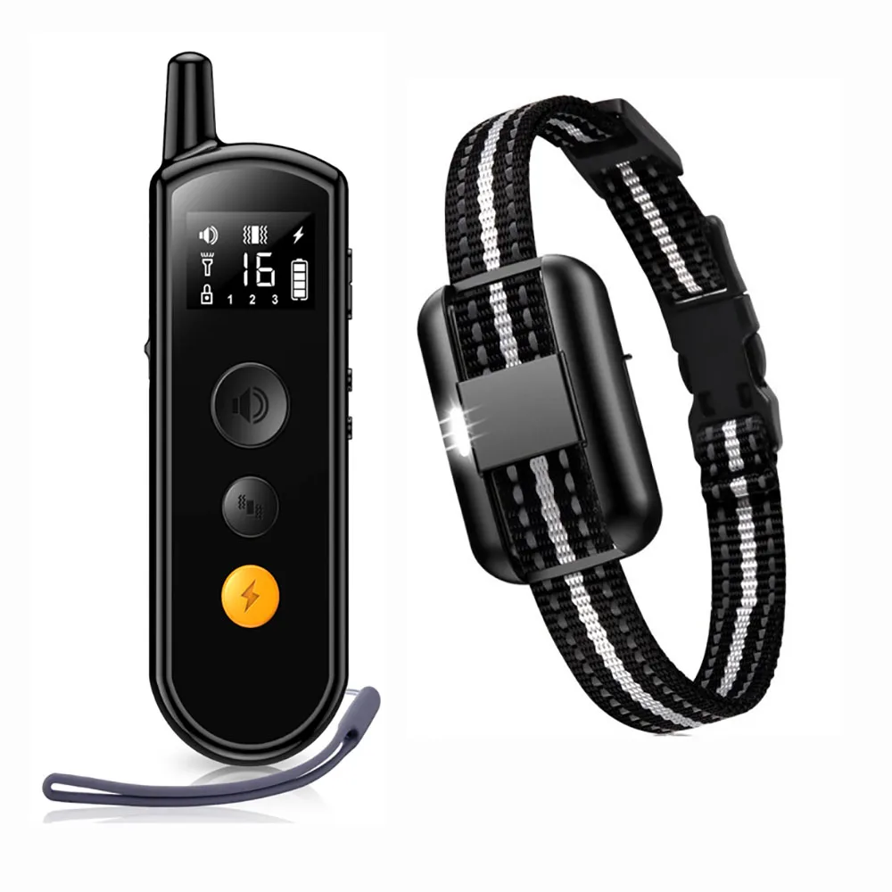 20 PCs Dog Remote Control Dog Training Device Anti-Barking Shock Collar Rechargeable Waterproof 600M Long Distance Control 886