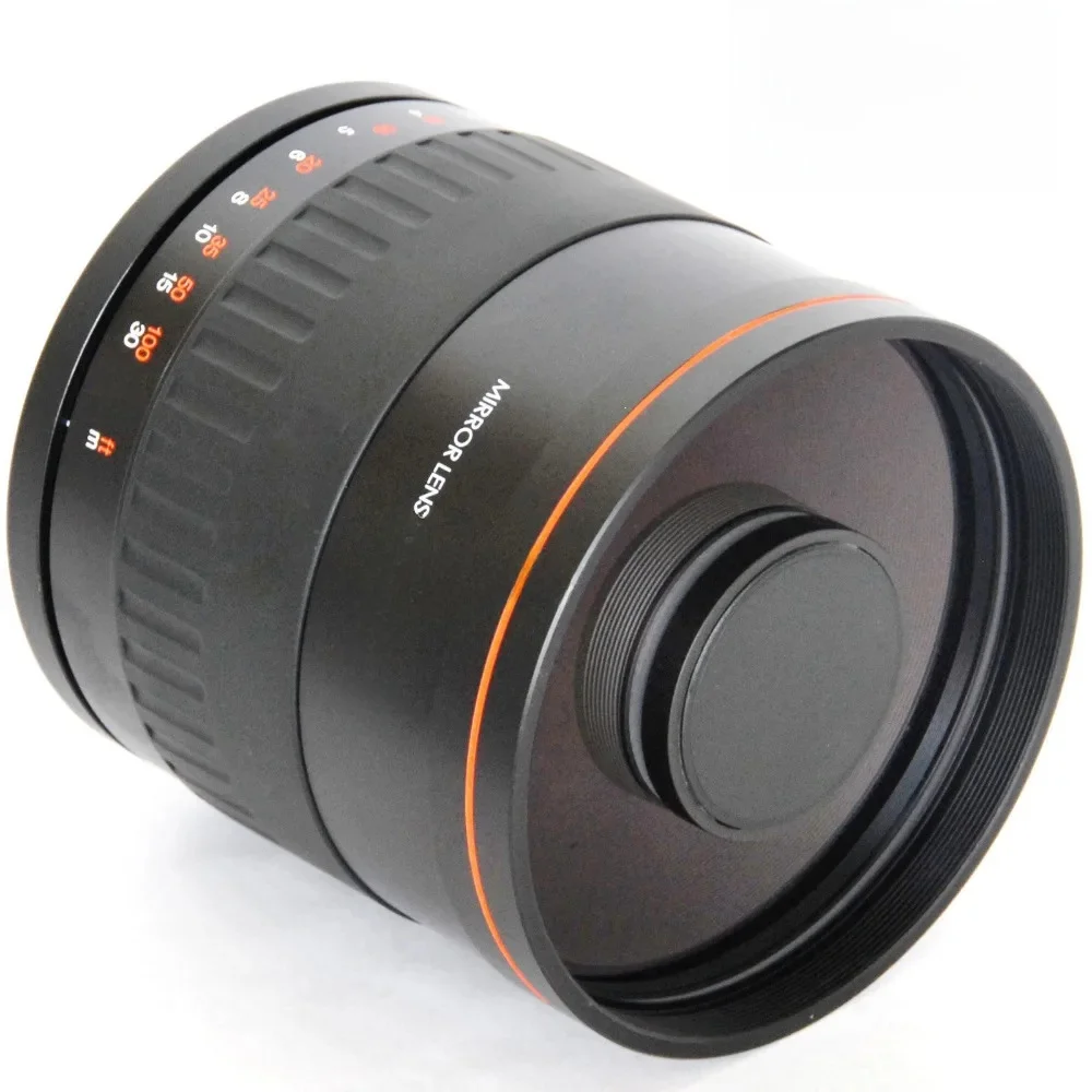 JINTU 900mm profesjonalne lustro teleobiektyw obiektyw z ręczną regulacją ostrości + T2 Adapter do montażu pierścień do canona EOS EF EF-S kamera pełnoklatkowa — zdjęcie 2