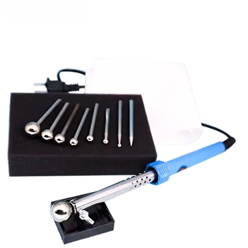 Flower Ironing Tools DIY Cloth Fabric Flower Making Tool Soldering Iron Fabric Flower Maker Set Cloth Leather Flowers Scalding