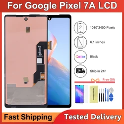 6.1'' Super AMOLED For Google Pixel 7A GWKK3, GHL1X, G0DZQ LCD Display Touch Screen Digitizer Assembly For Google Pixel 7a lcd