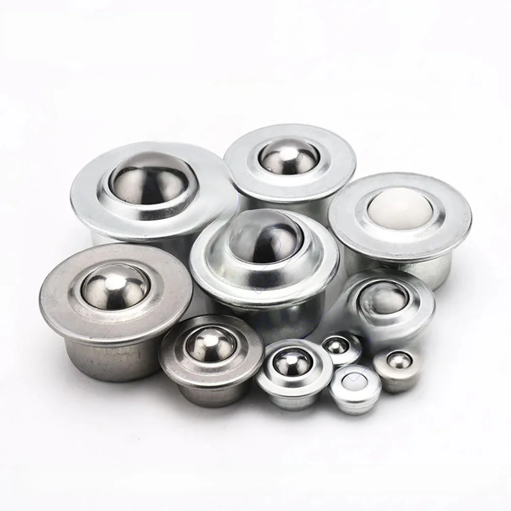 Roulette ronde de transfert de roulement à billes, roulement à billes universel, système de meubles de transmission de roue de taureau, CY-8, 12, 15, 22, 30H, 1PC