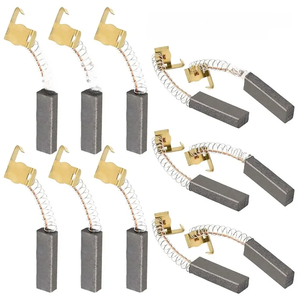 Brosse en carbone pour aspirateur, moteur, accessoires adaptés aux pièces de Machine-outil QW12T-608 QW12T-607, 6x10x32mm, 4 pièces