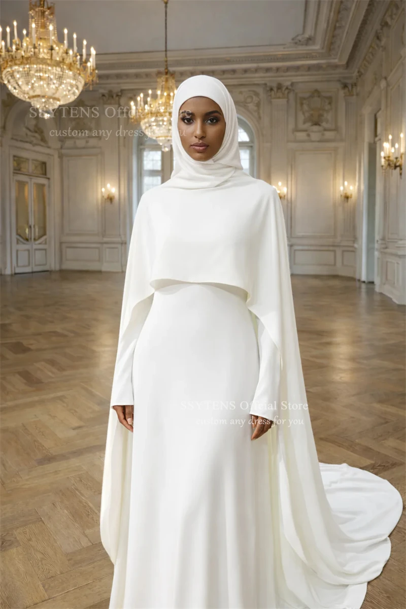 bride dress luxury Rhinestones Long Sleeve Mermaid Wedding with Overskirt Overskirt Long Sleeve Ribbed Scoop Bedding size:Full Note to all brides two sisters the label