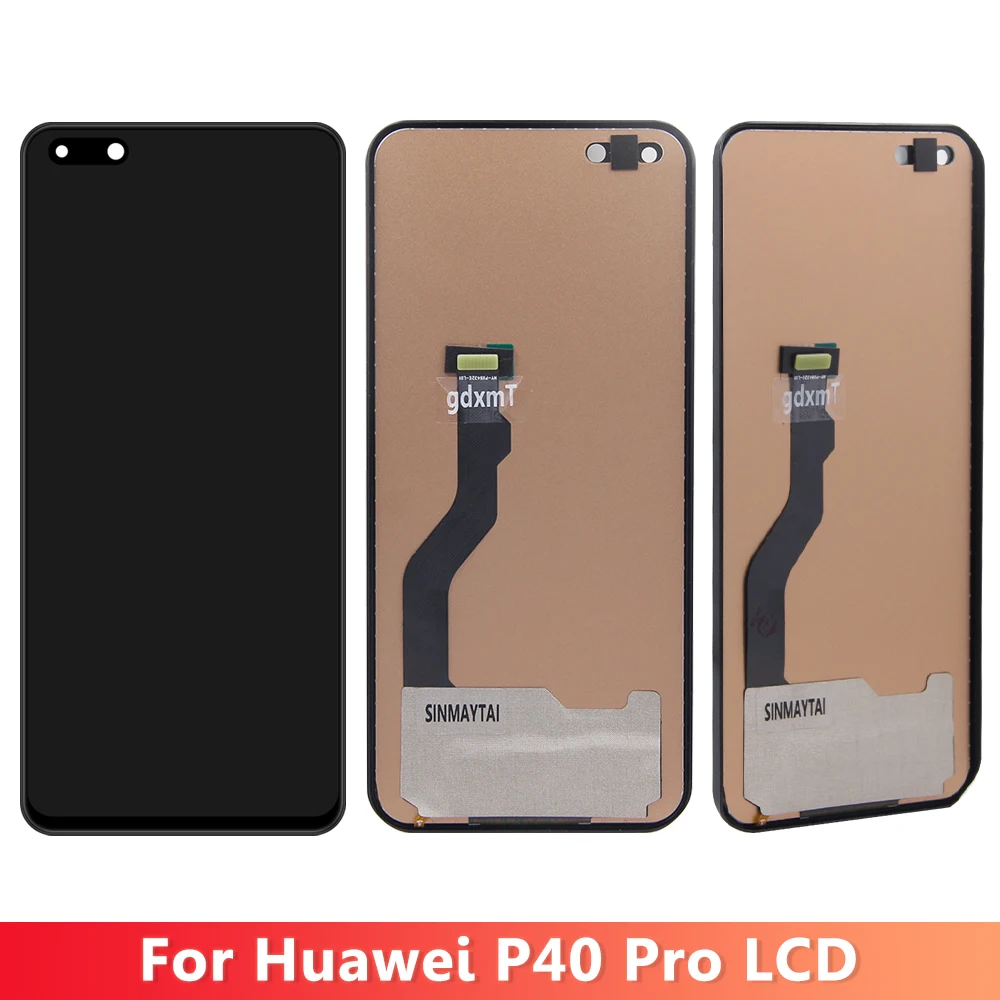 For Huawei P40 Pro LCD Display Touch Screen Digitizer Assembly Replacement For Huawei P40 Pro ELS-NX9, ELS-N04 Display