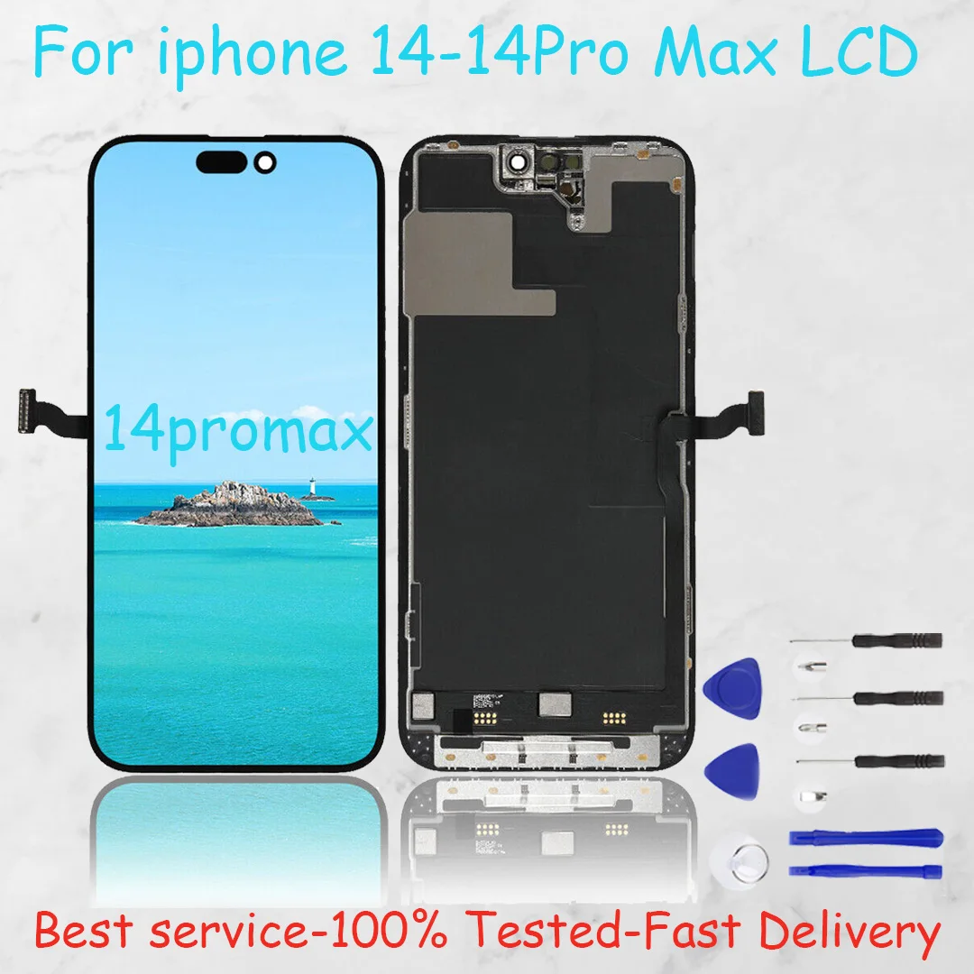 AAAA+++++ For iPhone 14 14Plu 14Pro 14Pro Max LCD Display With 3D Touch Screen Assembly Replacement for 14pro max lcd 100% test