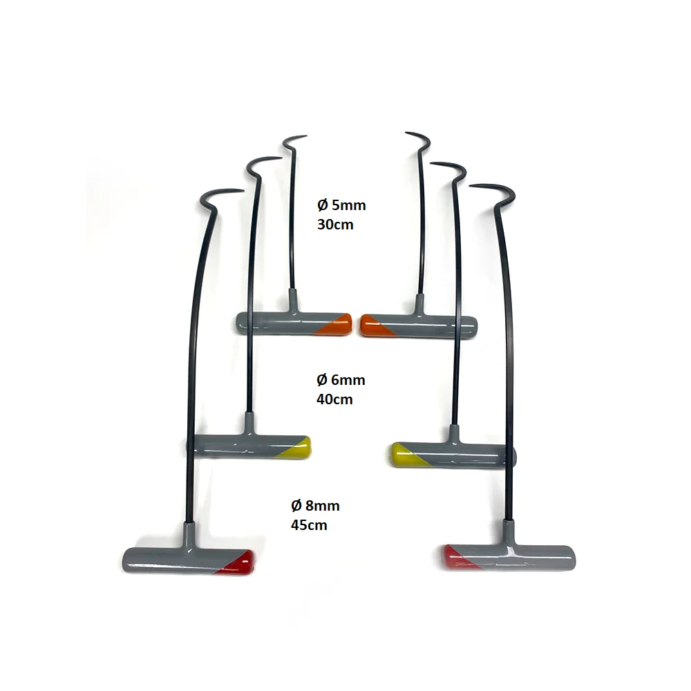 

PDR PAINT-FREE DENT FIXING STICK SET 6 PIECES HOOK SET PAİNTLESS DENT REPAİR PDRTR107