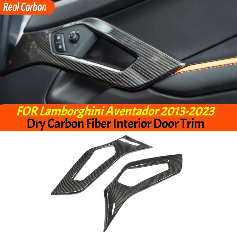 

For LAMBORGHINI Aventador Dry Carbon Fiber Interior Side Door Trim