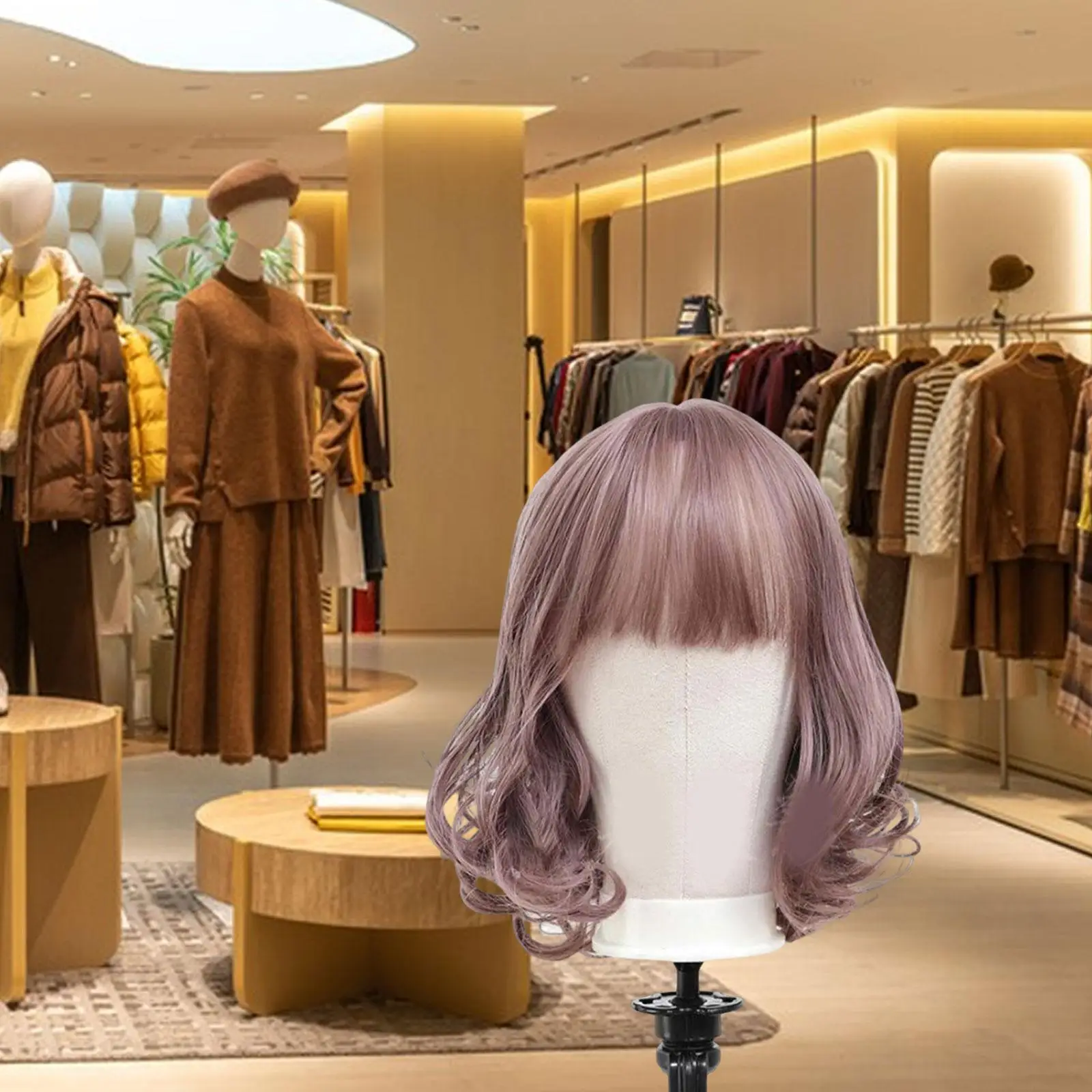 

Прочная многофункциональная легкая подставка-манекен из холста для демонстрации париков, шапок, наушников, для парикмахерских