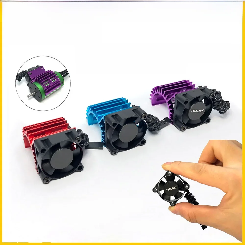 YSIDO RC Auto 380 390 2838 2845 2847 Elektromotorabdeckung Kühlkörper Lüfter für Wltoys 124017 124016 144010   Teile für Modellautos
