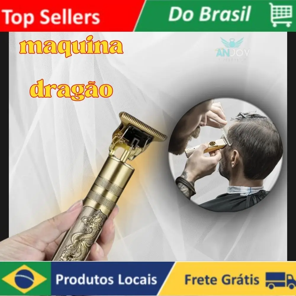 Barbeador Hair Trimmer YT-07 Maquina Dragão