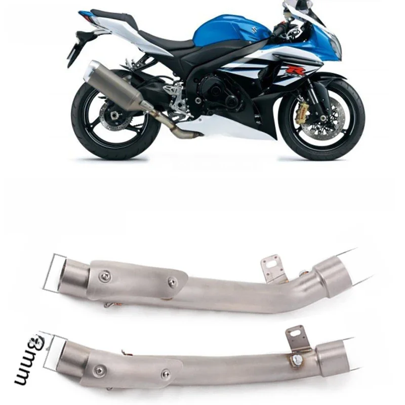 Tuyau de liaison intermédiaire modifié pour Suzuki GSXR1000, GSX R1000, GSPoly 1000, 2005-2016, système complet accessible, évasion Moto