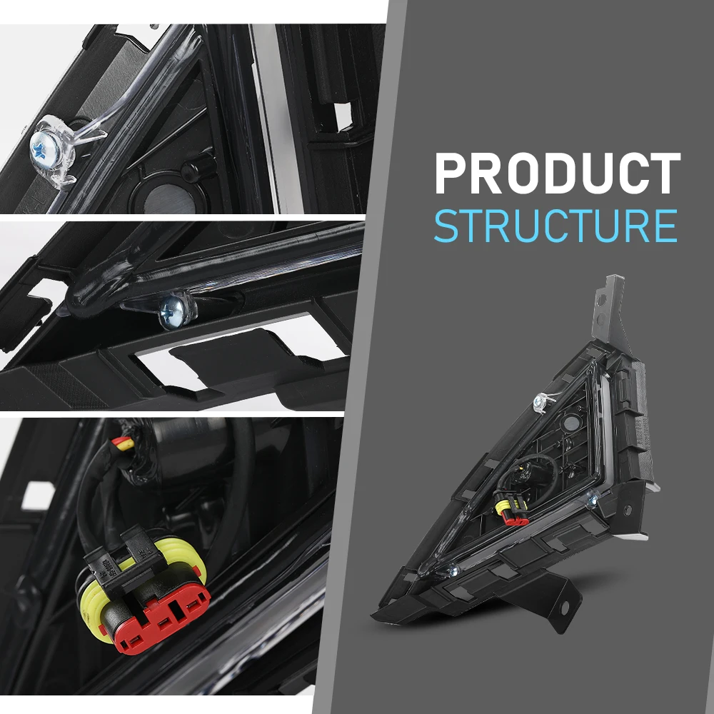 Drl النهار تشغيل ضوء مصباح الضباب ث/بدوره مصباح إشارة صالح ل 2021 2022 هيونداي إلنترا مقاوم للماء سنوبروف الغبار #5