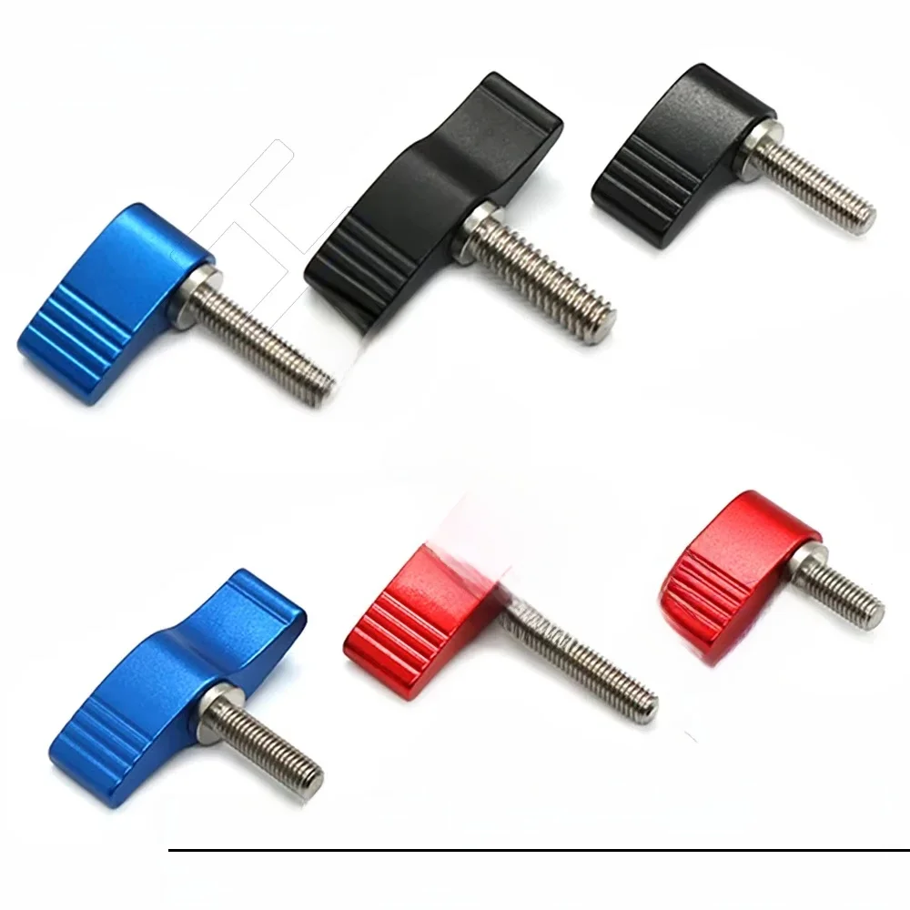 1 pièce Vis à molette M4 M5 M6 M8 Type T/Type 7, Vis de serrage manuel réglable en forme de papillon pour rail de glissière SLR