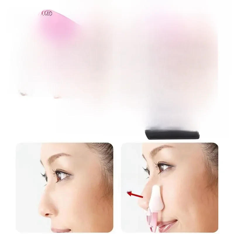 6Pcs/Set Beauty Nose Clip Nose Up Lifting Shaping Clip Corrector Massage Tool Clipper Shaper Bridge Straightening No Pain 3 Size — zdjęcie 2