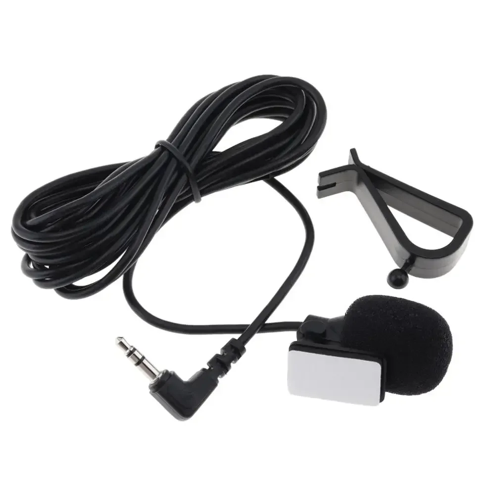 Przewodowy mikrofon samochodowy z PVC 3,5 mm Stereo Jack Mini Mikrofon samochodowy do PC Samochodowy odtwarzacz DVD GPS Radio Audio Mikrofon 3,5 mm Mic — zdjęcie produktu 7