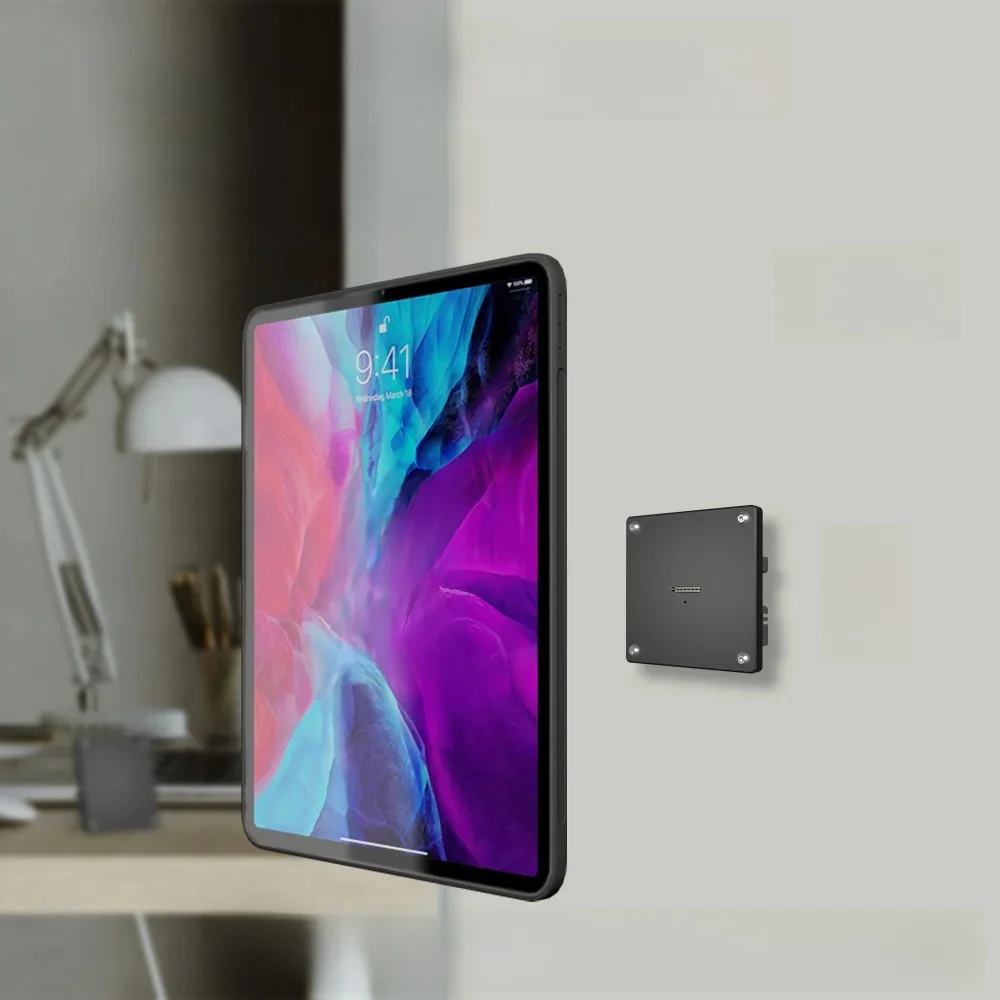 POE Wall Mounted Charging for iPad pro 11 Inch ipad Wall Station Wireless Charging Office Electronics Tablet iPad Stand 18w