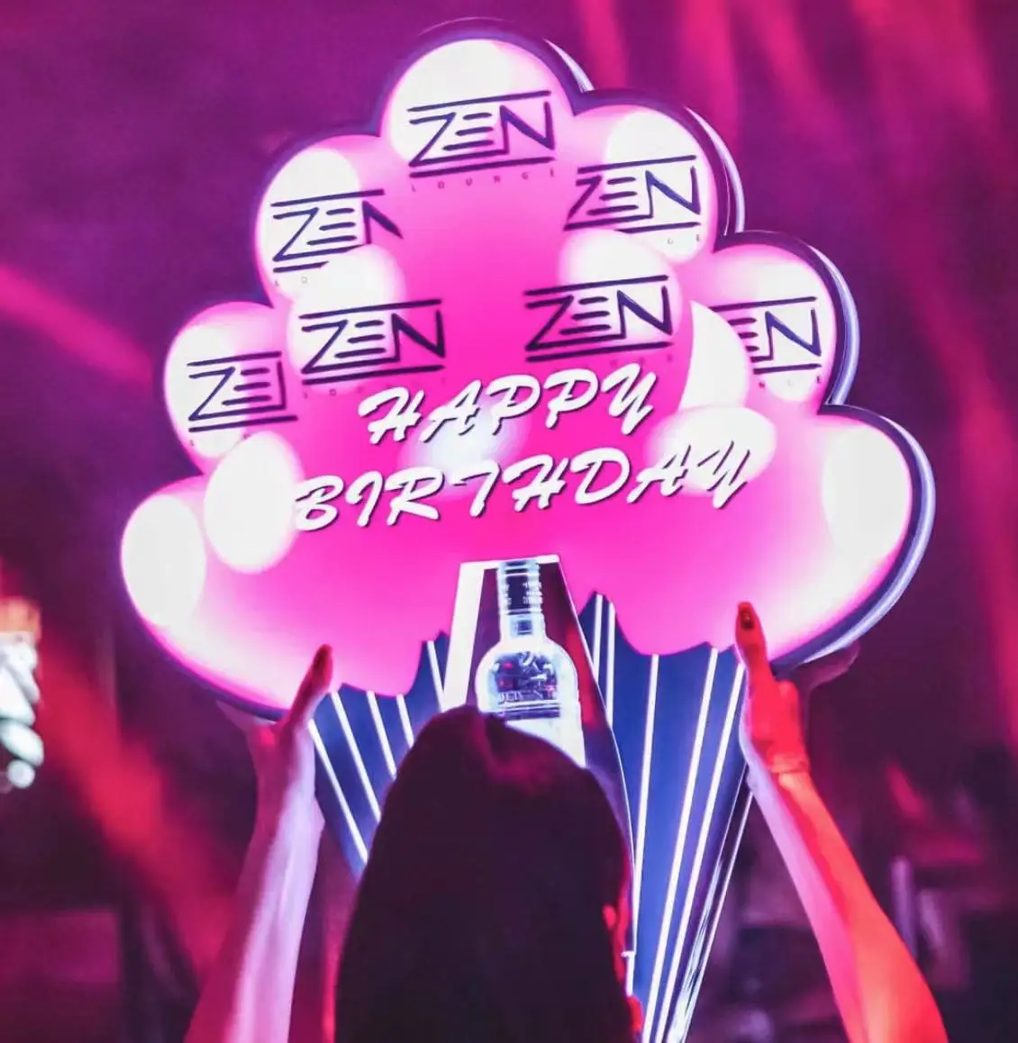 LED butelka do szampana prezenter do salonu