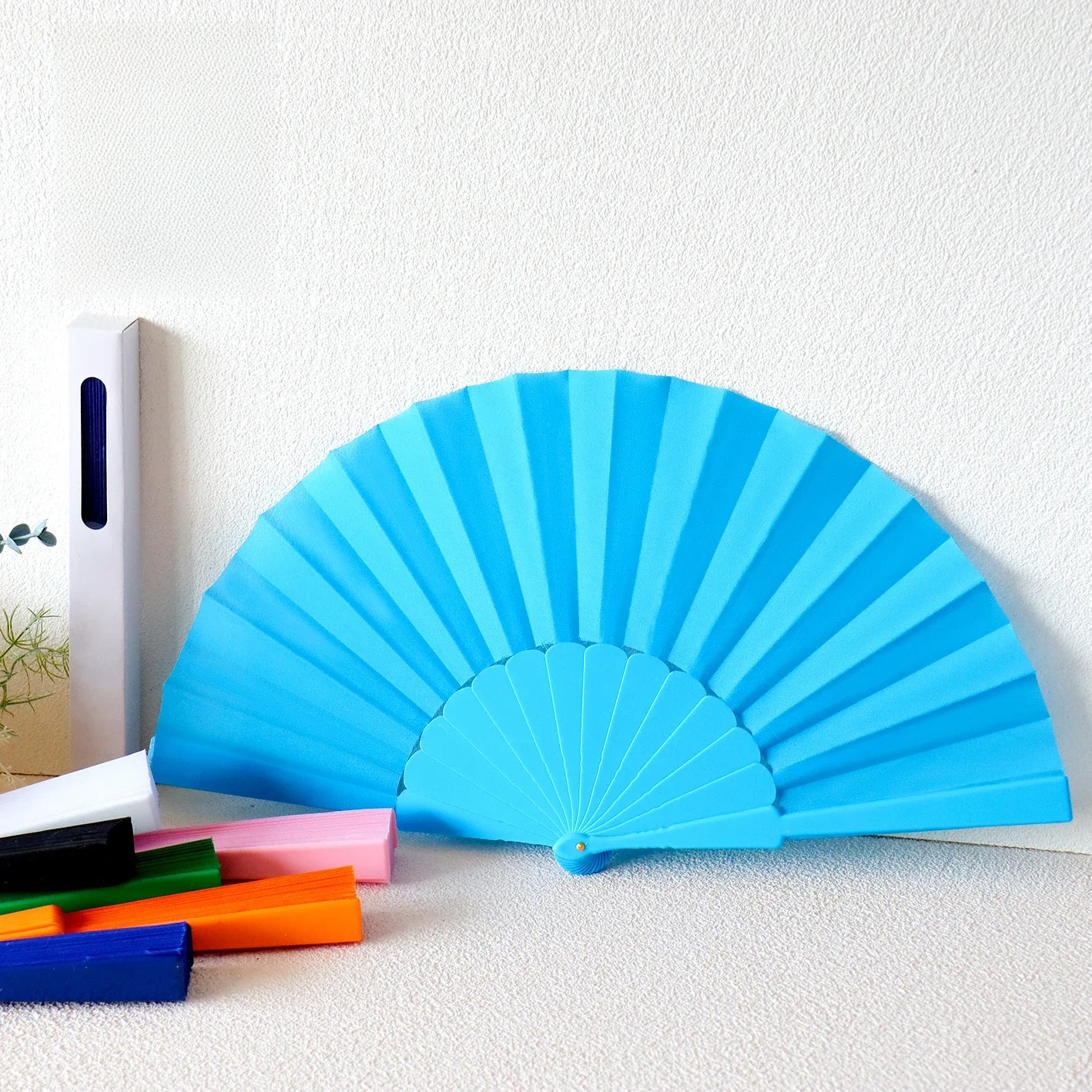 Plástico e pano Fan, Presentes do convidado do casamento, Batizado Detalhes, Acessórios do partido,