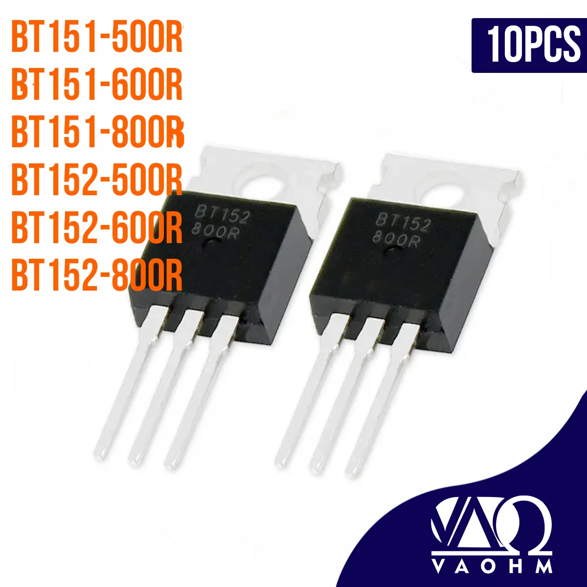 BT151-500R BT151-600R BT151-800R  BT152-500R BT152-600R BT152-800R  TO-220 THYRISTOR 10PCS/LOT