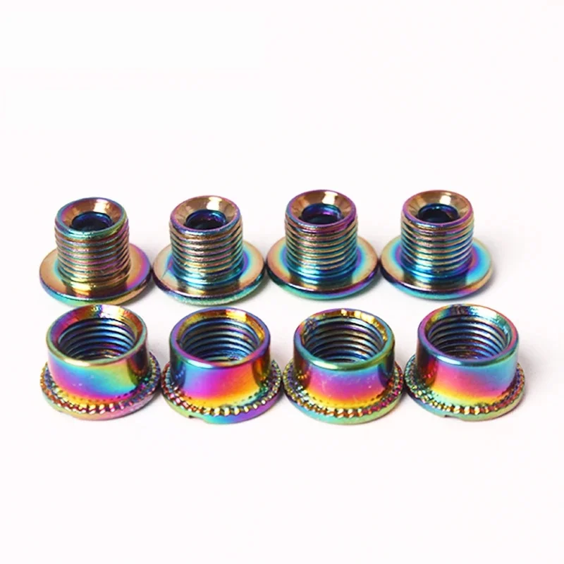 AliExpress KRSEC 5PC MTB Chainring Bolt 6.5/8.5mm Bicycle Chainwheel Crew mountain bike parts accessories Bike Crank Screw