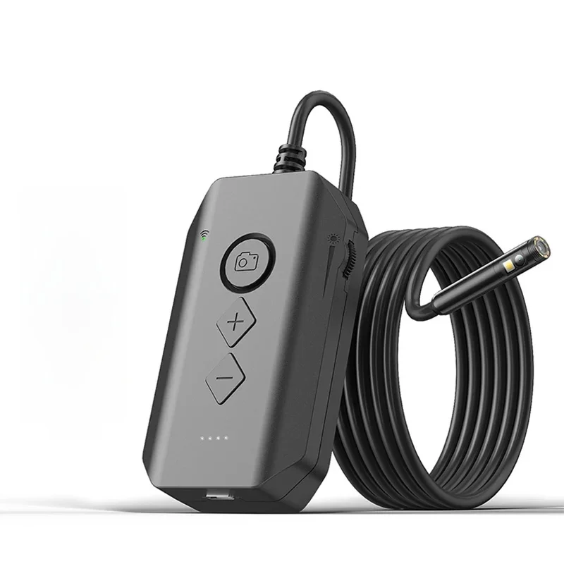 Endoscope WIFI à Triple objectif HD1080P, simple et double objectif, caméra d'inspection de tuyaux sans fil, boroscope, contrôle de voiture, LED étanches 2600mAh
