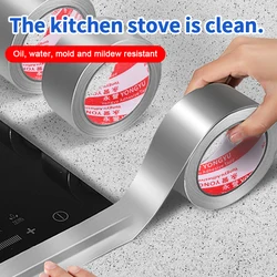 20M Thick Pet Aluminum Foil Tape Heat Resistant Waterproof Fireproof Leak-Proof Self Adhesive Tape For Home Office Industrial
