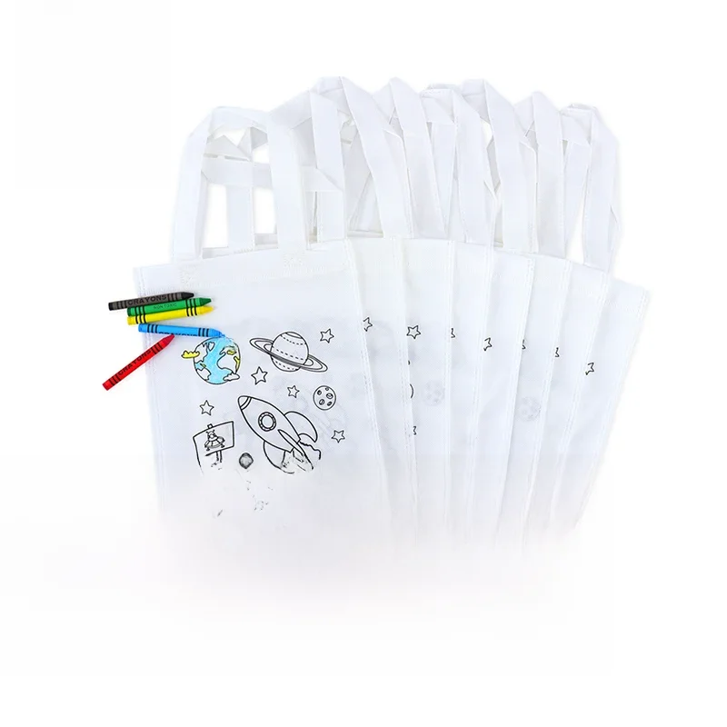 12 a 48 pçs/lote crianças saco para colorir, detalhes do aniversário das crianças para os hóspedes,