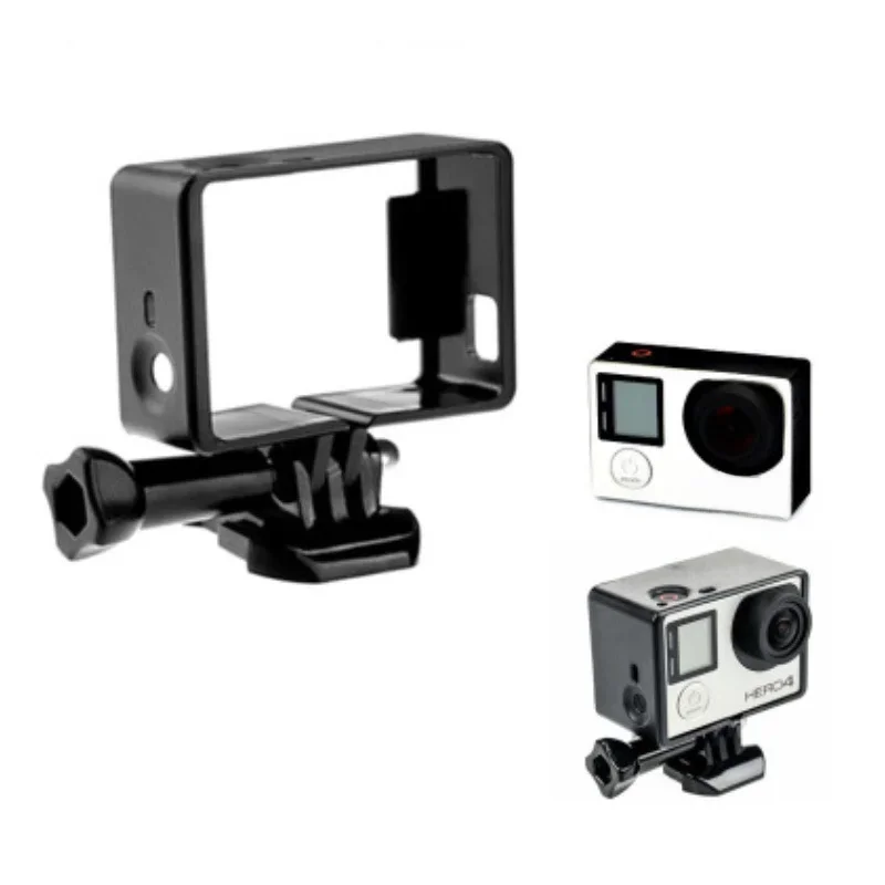 Cadre de bordure de protection Standard pour Gopro Hero 4 3 +, boîtier de caméra noir 3, support de protection pour Go Pro 3 3 + 4, accessoire de caméra