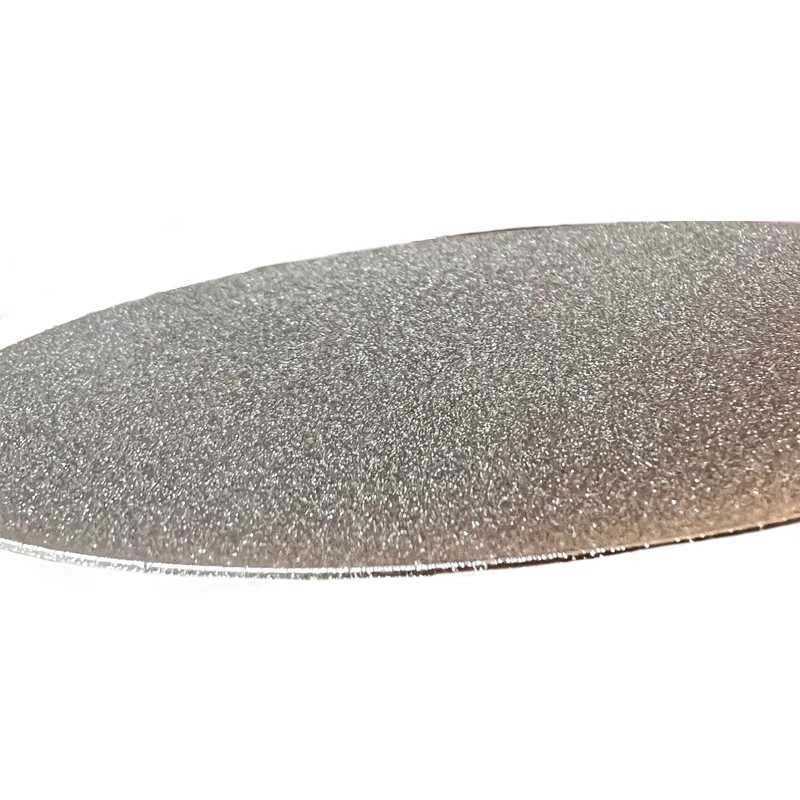 6 Zoll (150 mm) unperforierte Diamant-Schleifscheibe, beschichtete flache Schleifscheibe für Schmuck, Schnitzereien, Messerschleifen, Schleifscheibe – Detail 6