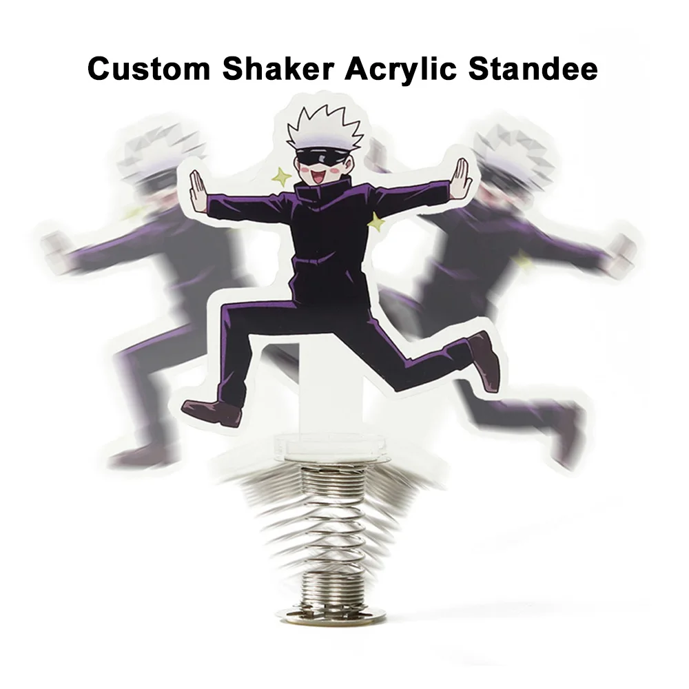 Custom Shaker Acrylic Standee Spring Cartoon Logo AnimeTV Figure Clear Model Plate Desk Decor Standing Sign Stand For Fans Gifts - Image 6