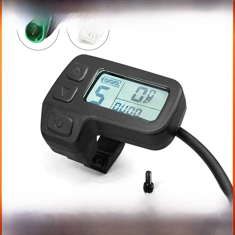 AliExpress KT Display KT-LCD11 Mini Display 24V 36V 48V for KT Controller Ebike Panel Julet Waterproof/SM Plug