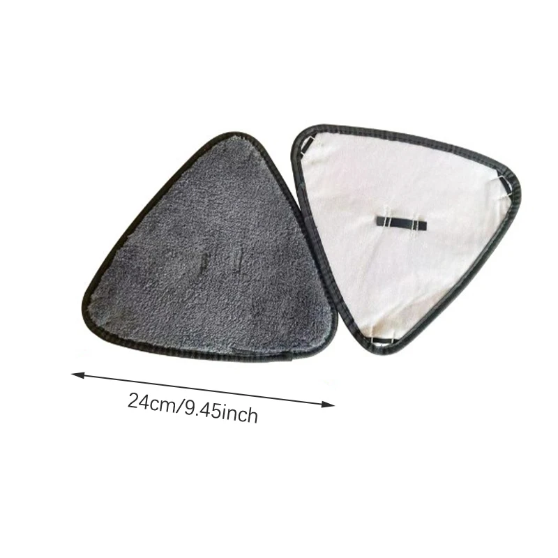 Triangle Microfiber Cloth Dust Mop Replacement Head Pads Large Glass Floor Cleaning Microfiber Sweeping Rags Floor Clean Tool