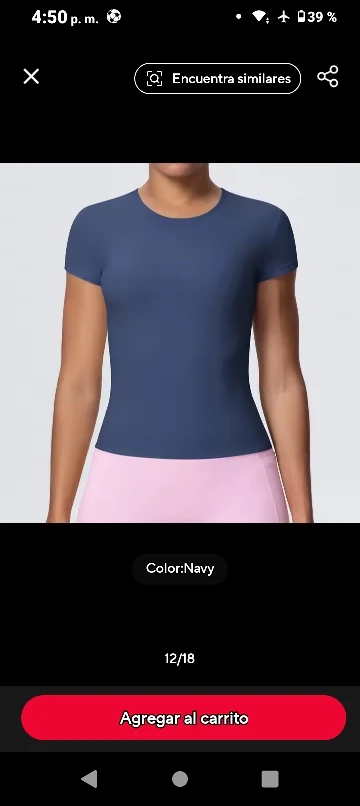 1 PC Solid Color Scrunch Slim Casual Yoga T-Shirt Gym Sports Running Shirts for Woman Fitness Training Breathable Naked Feel Top photo review