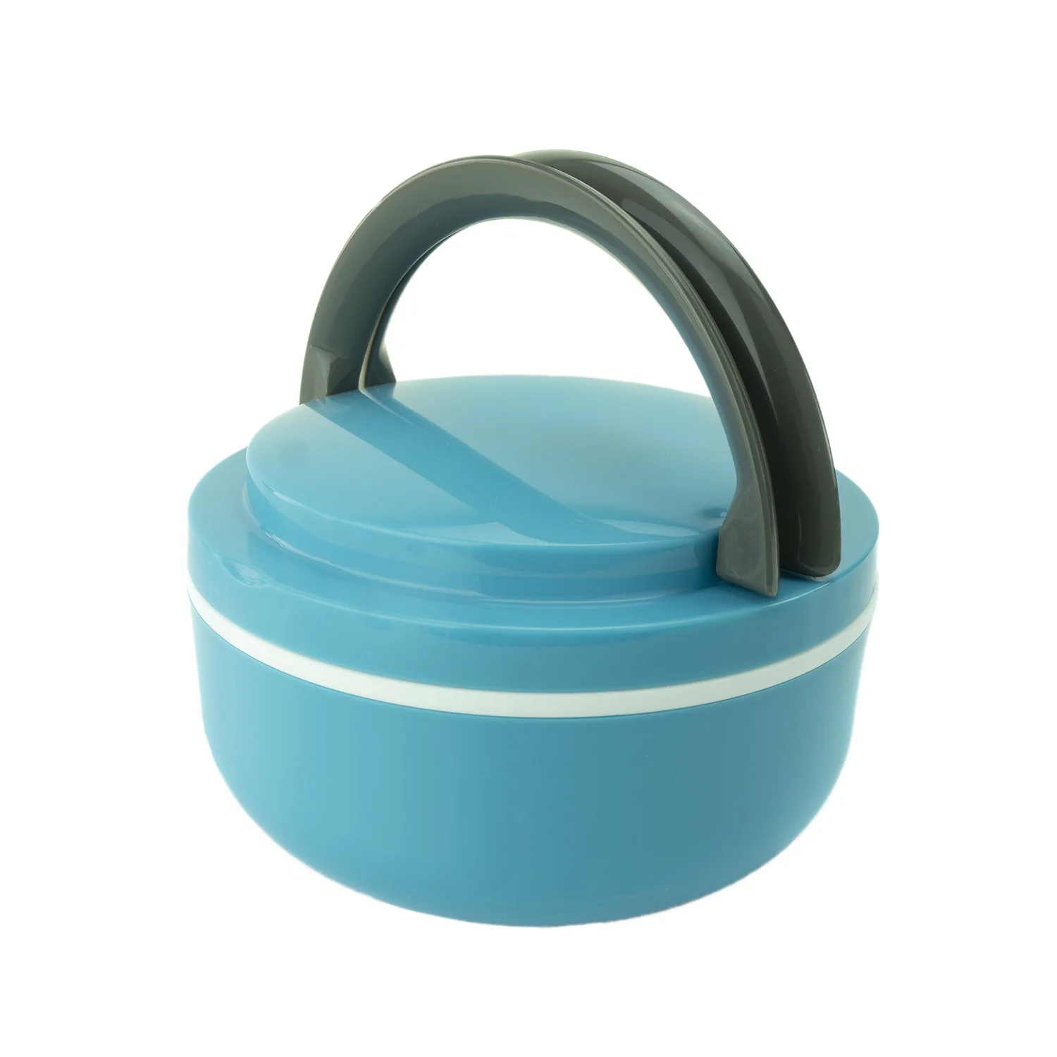 JOCCA brand food containers with double closure suitable for microwave, freezer and dishwasher, capacity of 580 ML. TUPPERS to eat out. Food container. Blue and Green BENTO with handle