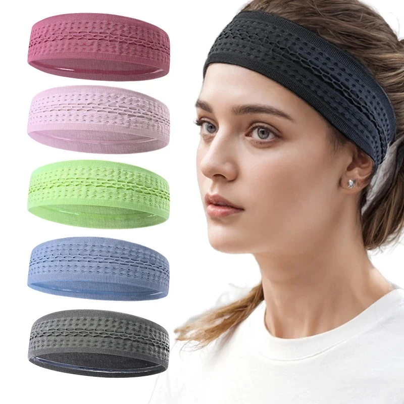 Bandeaux de Sport rafraîchissants pour hommes et femmes, antidérapants, évacuant l'humidité, pour entraînement, Fitness, course à pied, cyclisme, Football, Yoga