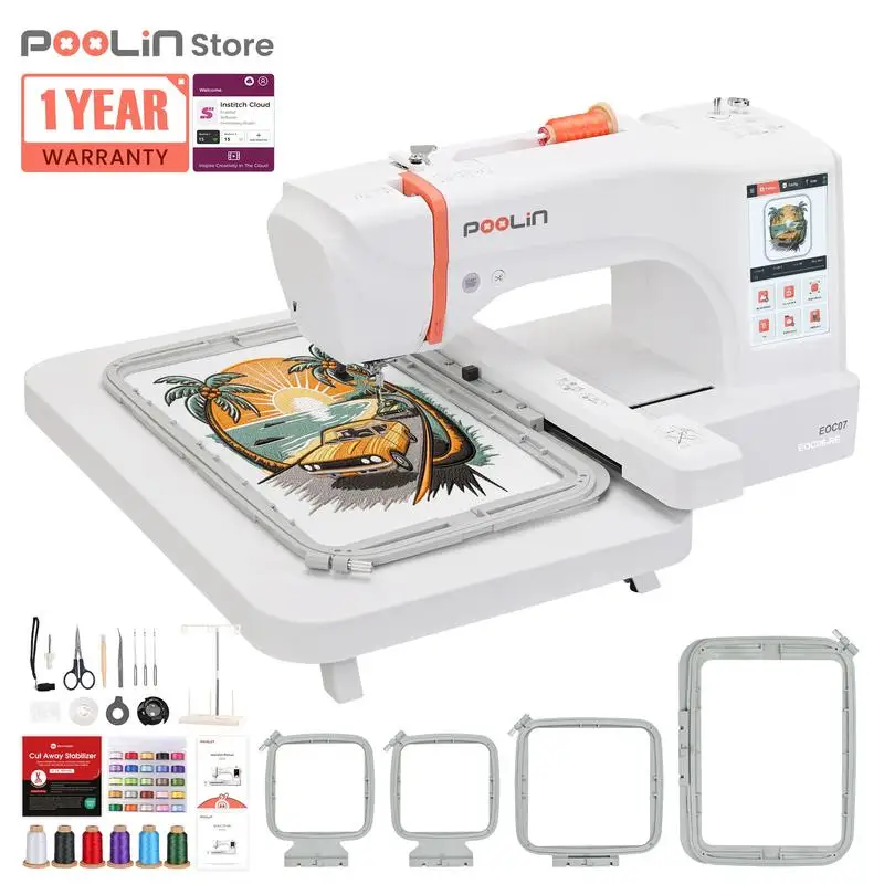 PooLin 07 Embroidery Machine,15
