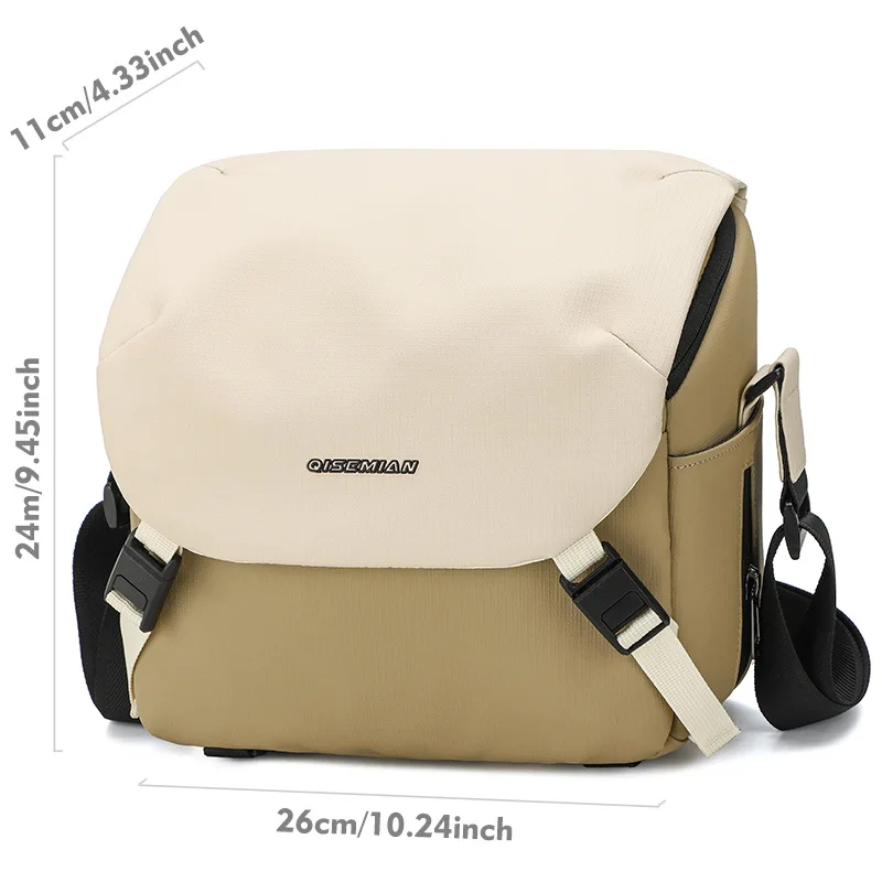 Color Block Camera Shoulder Bag - Outdoor Crossbody DSLR/SLR Case Lightweight Sling Bag for Men & Women Travel Photography view 6