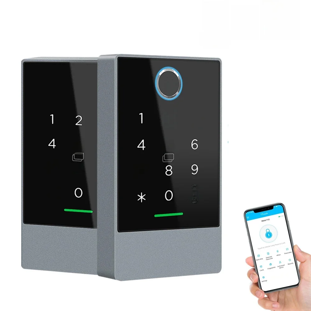 WIFI + Bluetooth TTLock K3W K3FW K3QW Smart Lock Tastatur Wasserdichte Smart Lock App Alexa Fingerprint Code RFID karte Access Control